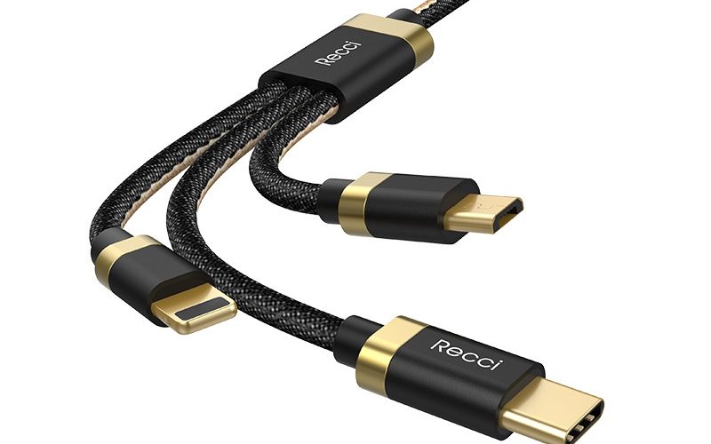 Kabel Data lightning, type C, dan micro RCS K120